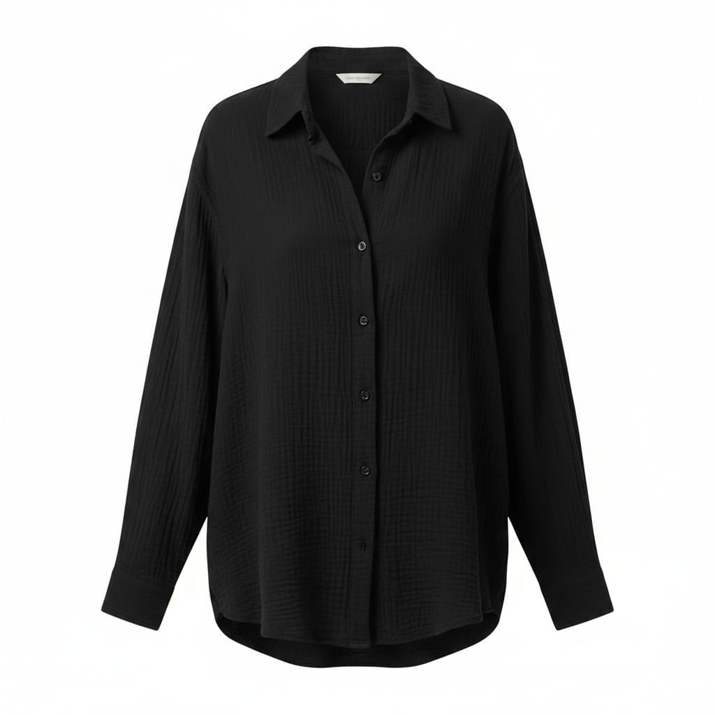 BLOUSE FROUFROU NOIR LITTLE MOON ARITZIA LARGE