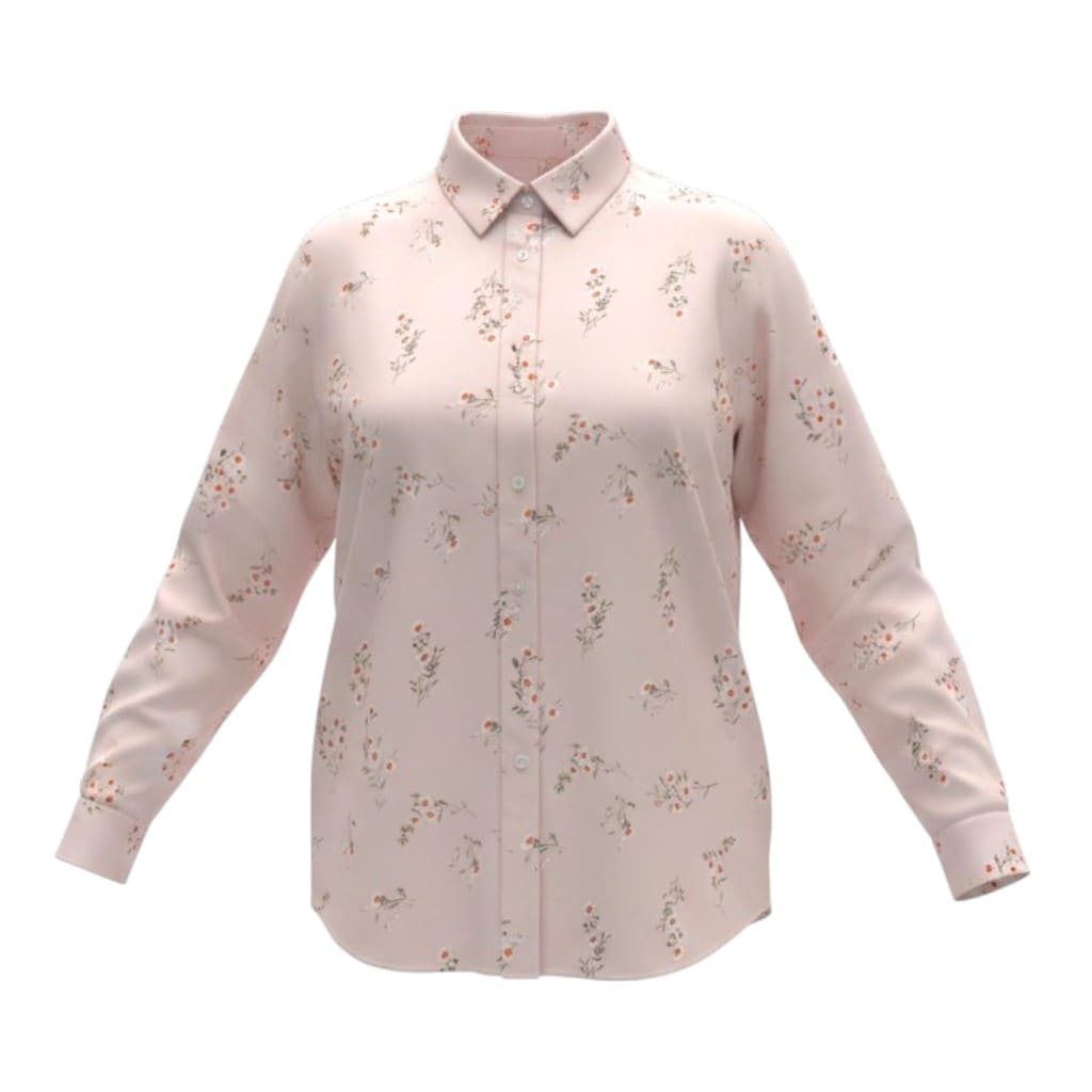 BLOUSE LÉGÈRE AVEC FLEURS X-LARGE