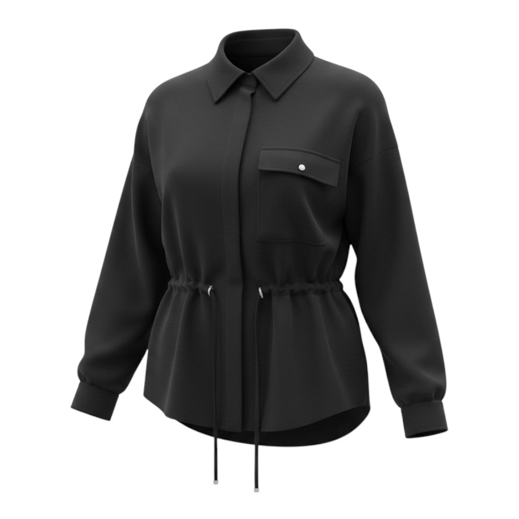 BLOUSE MANCHES LONGUES NOIR ZARA SMALL