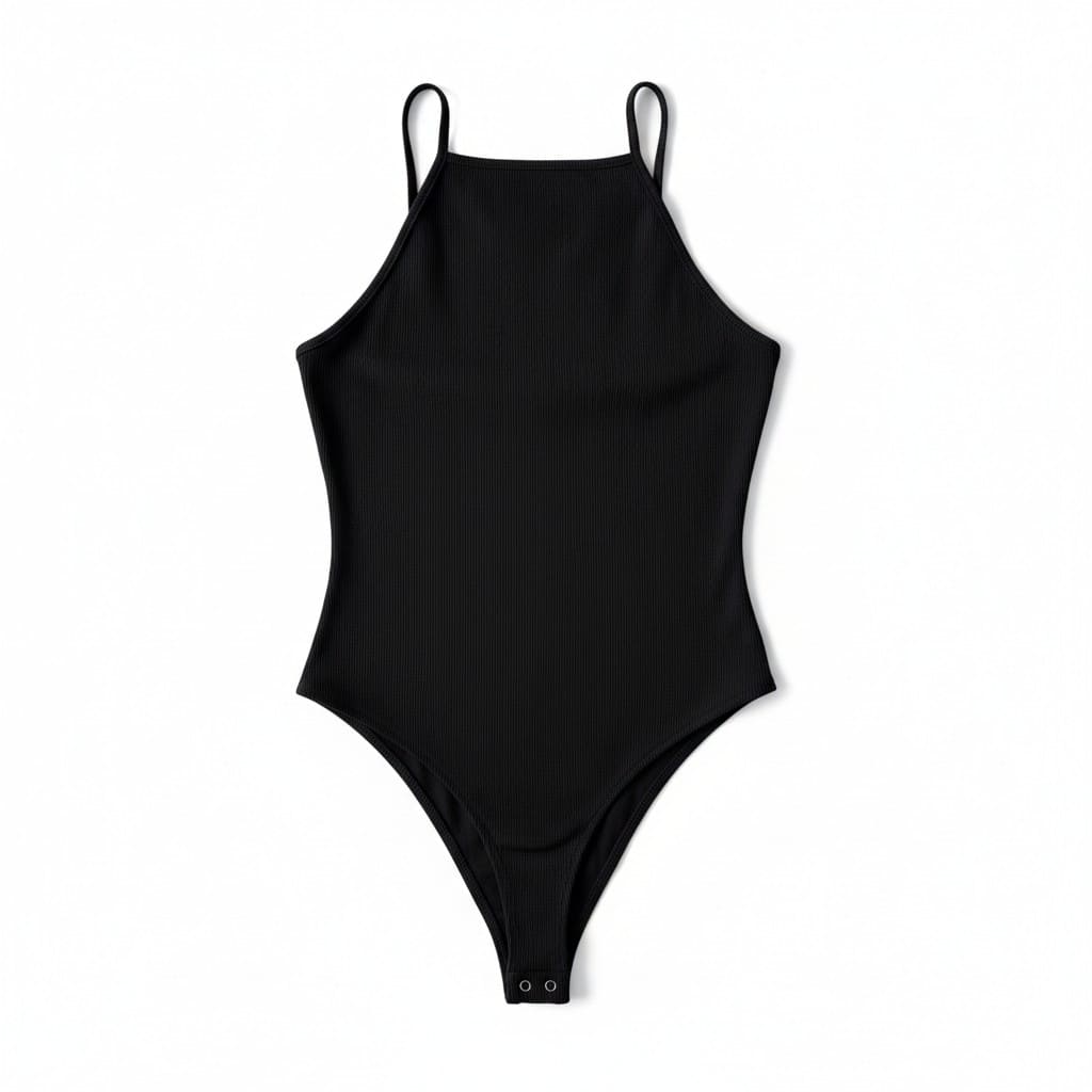 BODYSUITS CAMISOLE NOIR MEDIUM