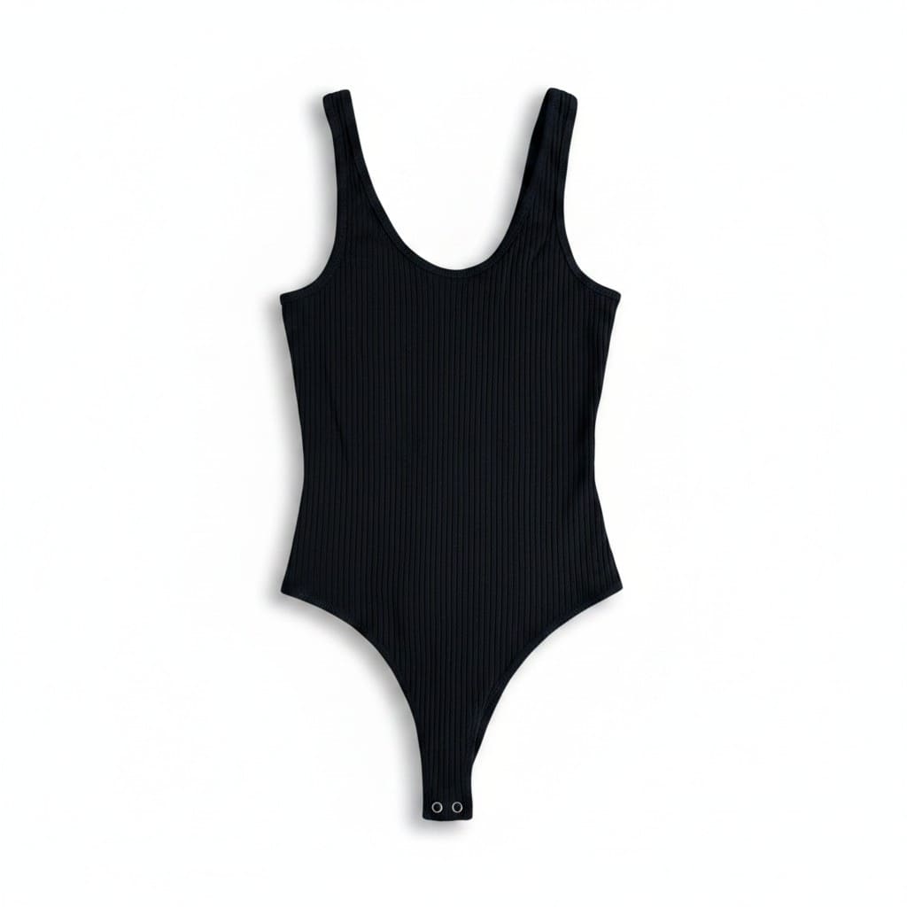 BODYSUITS CAMISOLE NOIR X-SMALL