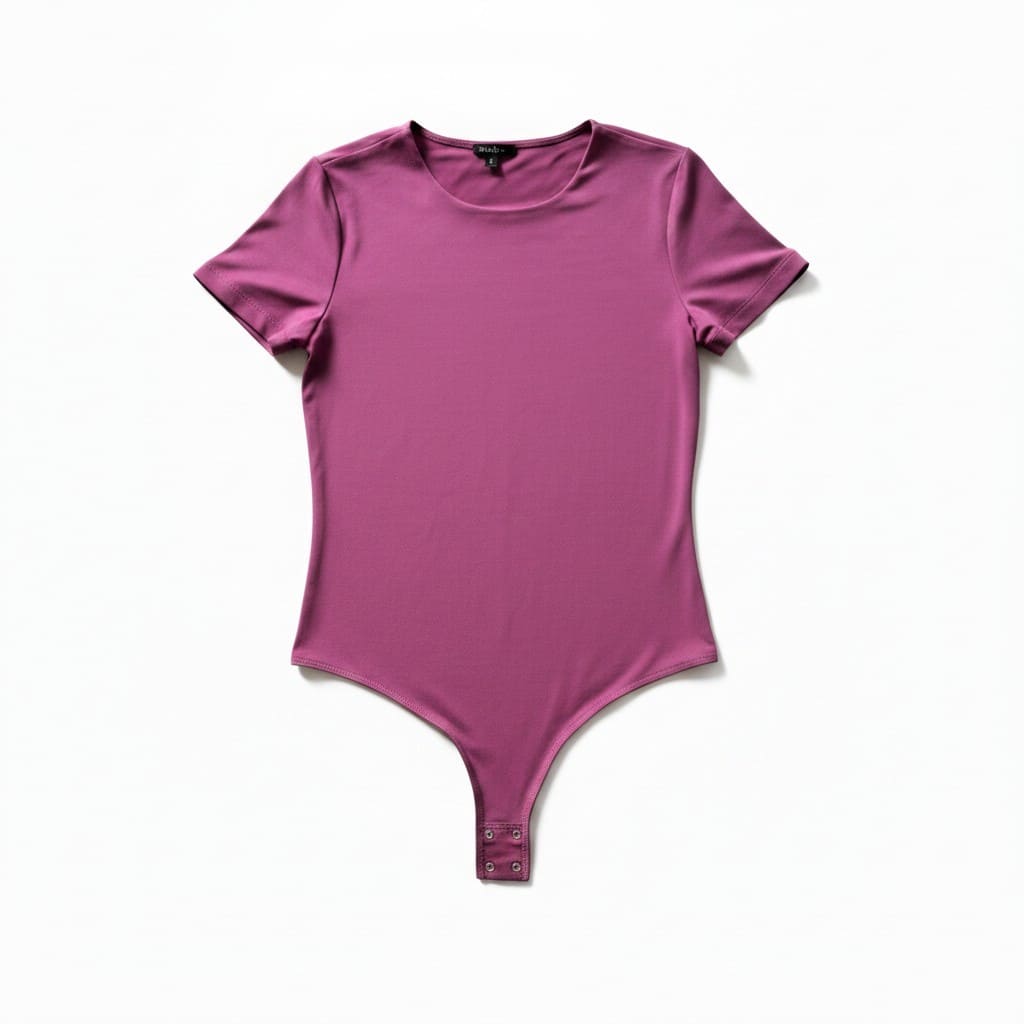 BODYSUITS T-SHIRTS ROSE/MAUVE DYNAMITE MEDIUM