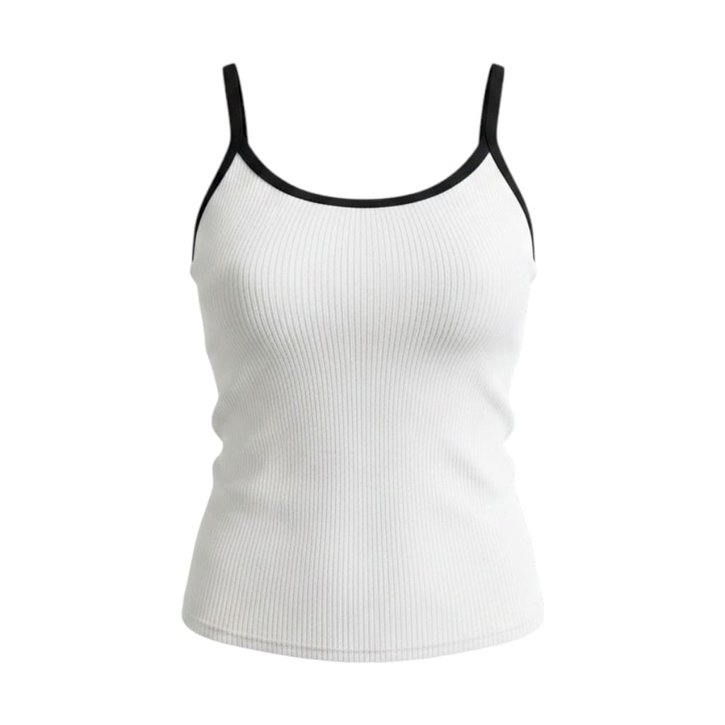 CAMISOLE BLANCHE ET NOIR H&M MEDIUM