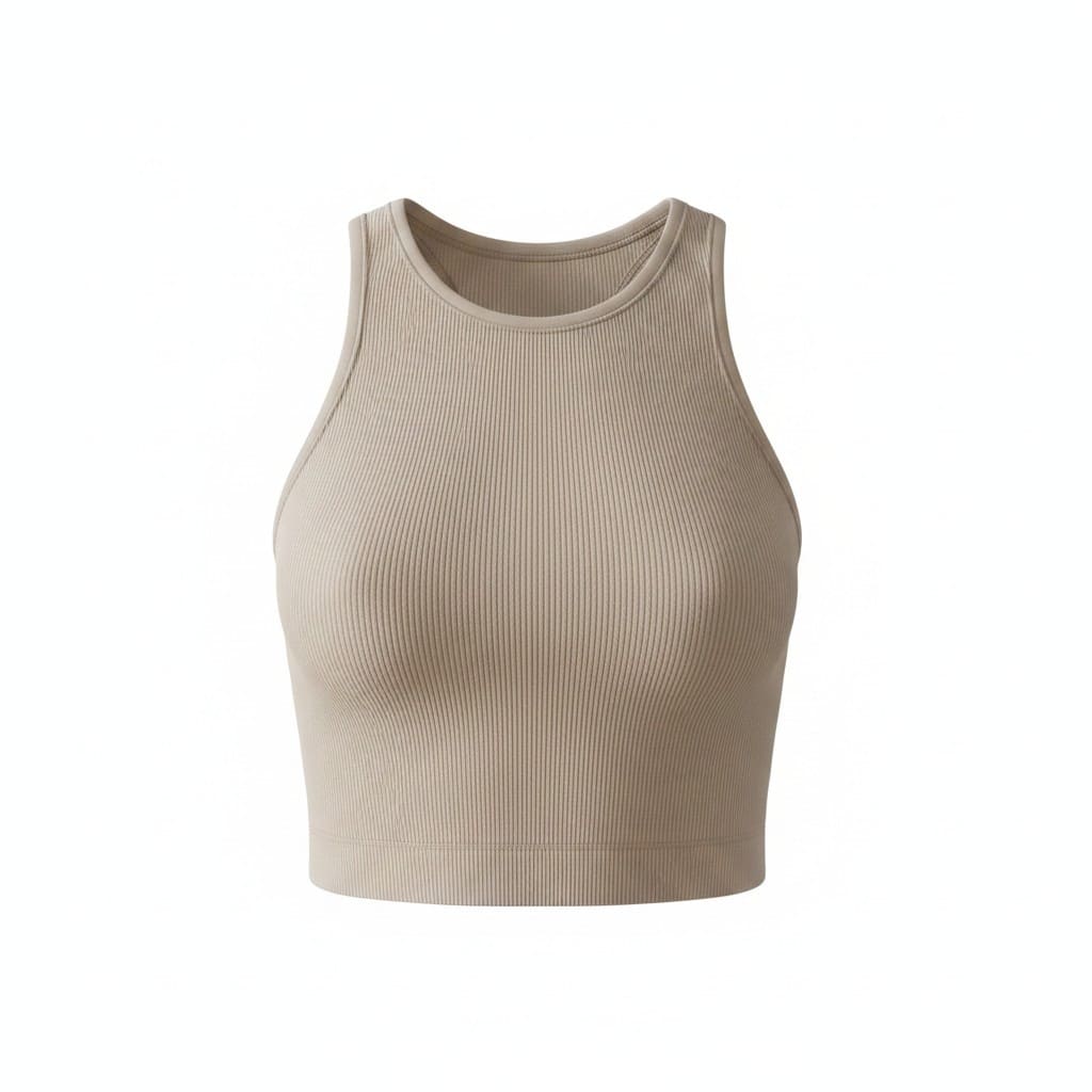 CAMISOLE CROP DE SPORTS BEIGE PRO-FIT SMALL