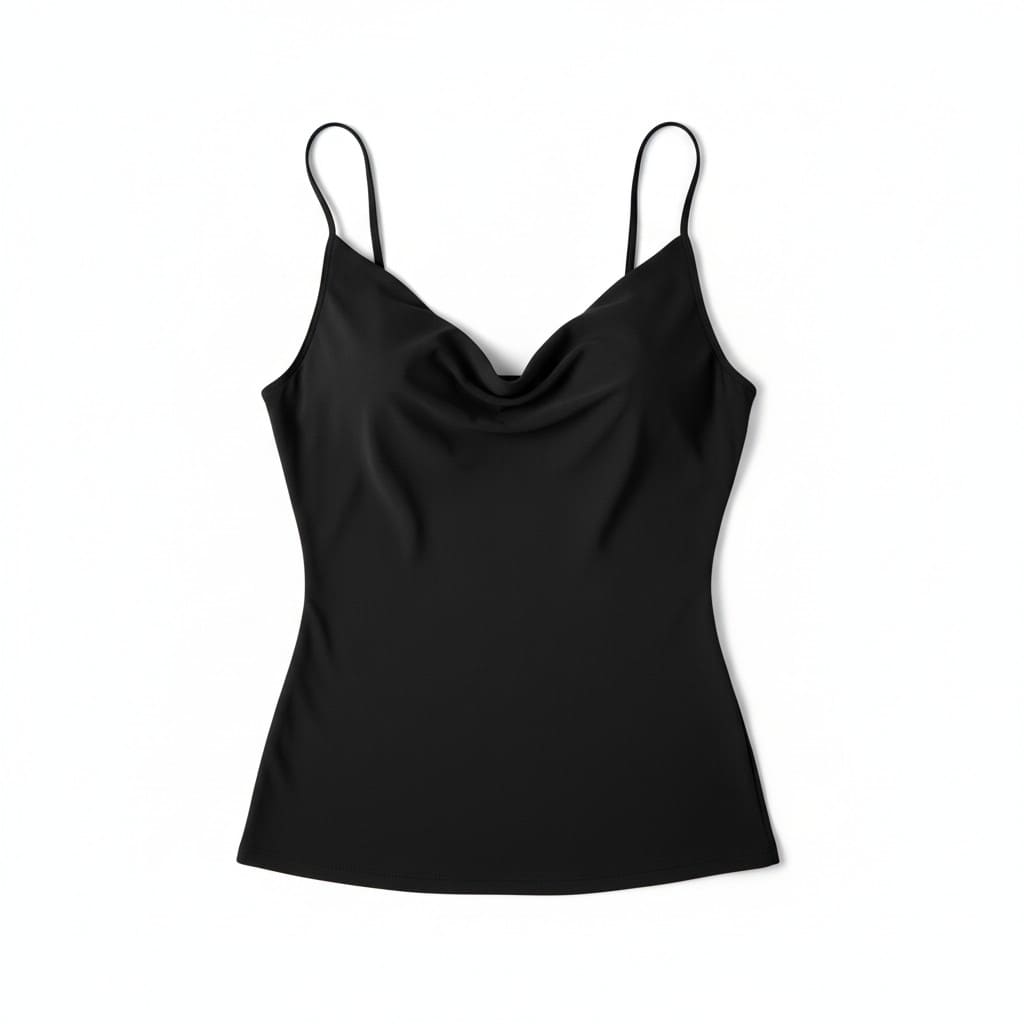 CAMISOLE NOIRE NEUVE FROUFROU SMALL