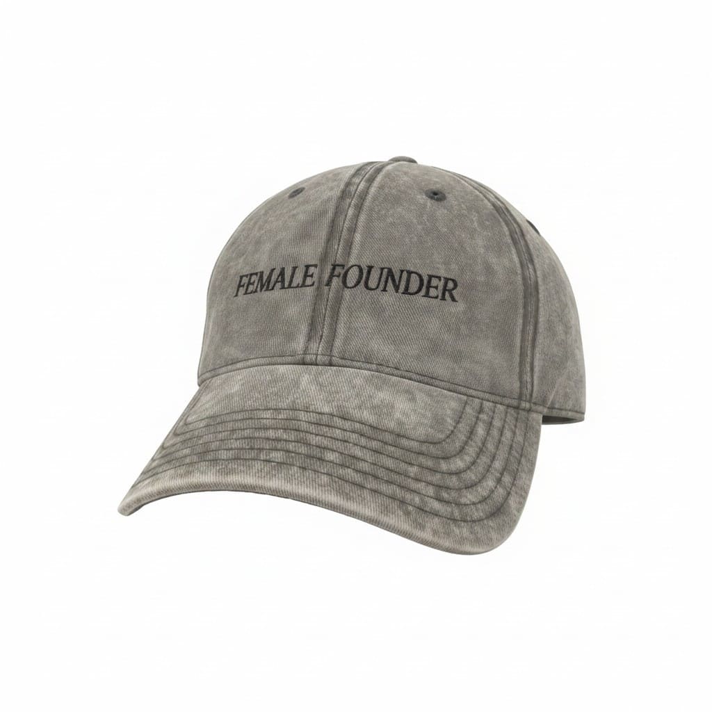 CASQUETTE GRISE "FEMALE FOUNDER"