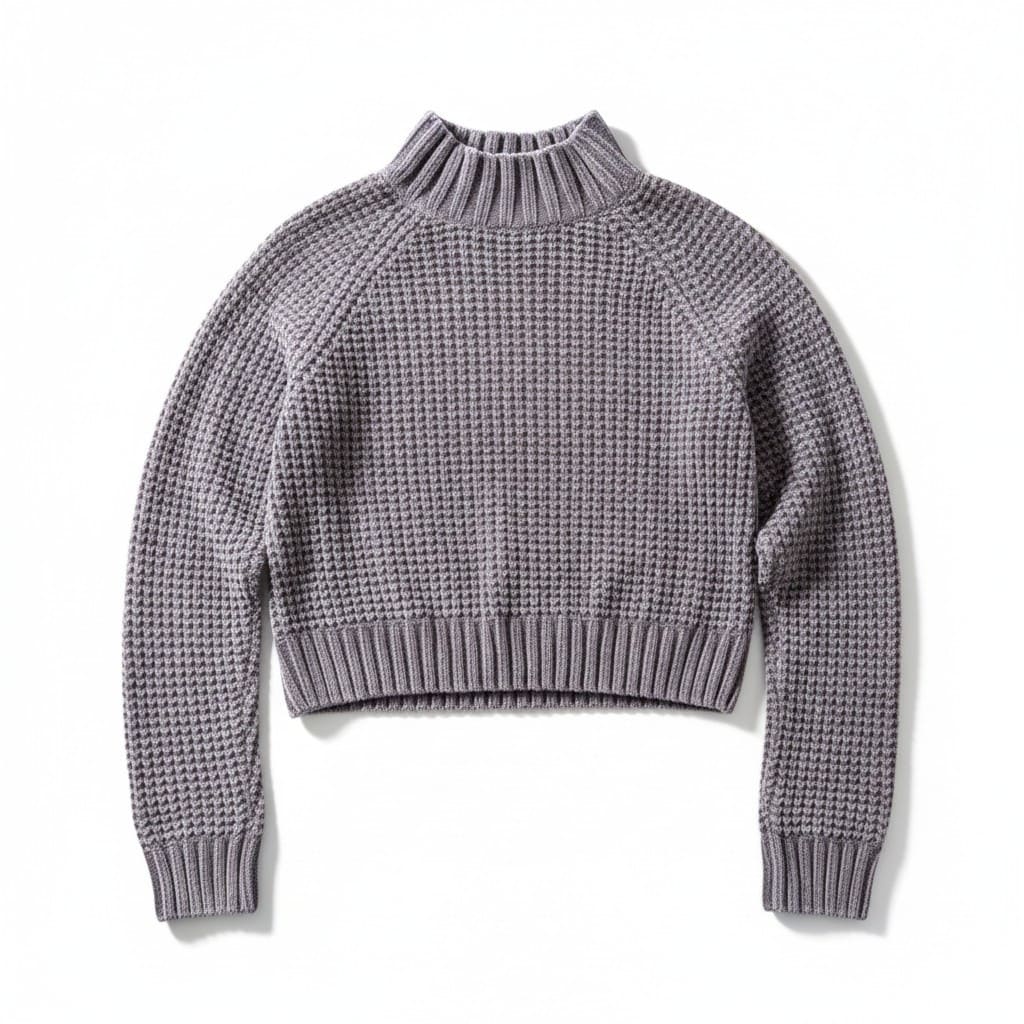 CHANDAIL MANCHES LONGUES GRIS H&M MINI IMPERFECTION SMALL