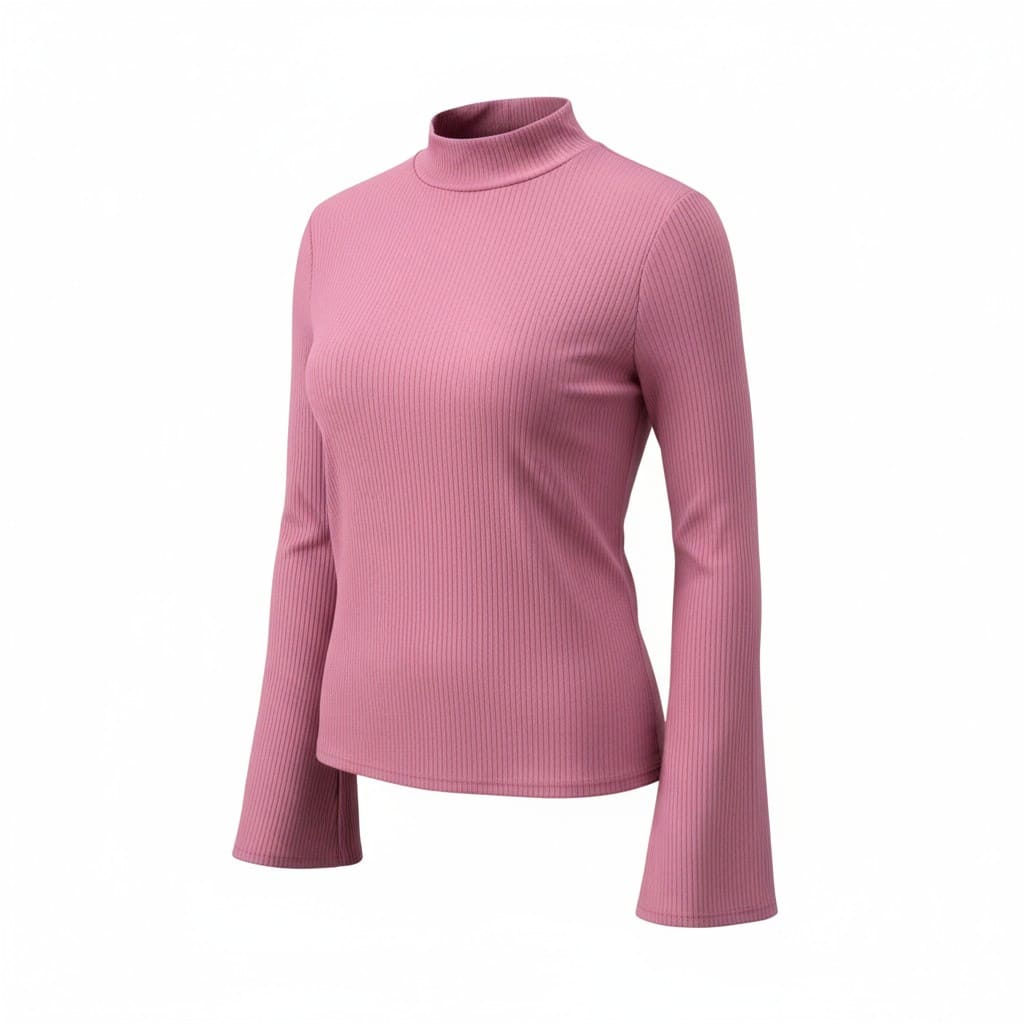 CHANDAIL MANCHES LONGUES ROSE LÉGER X-LARGE