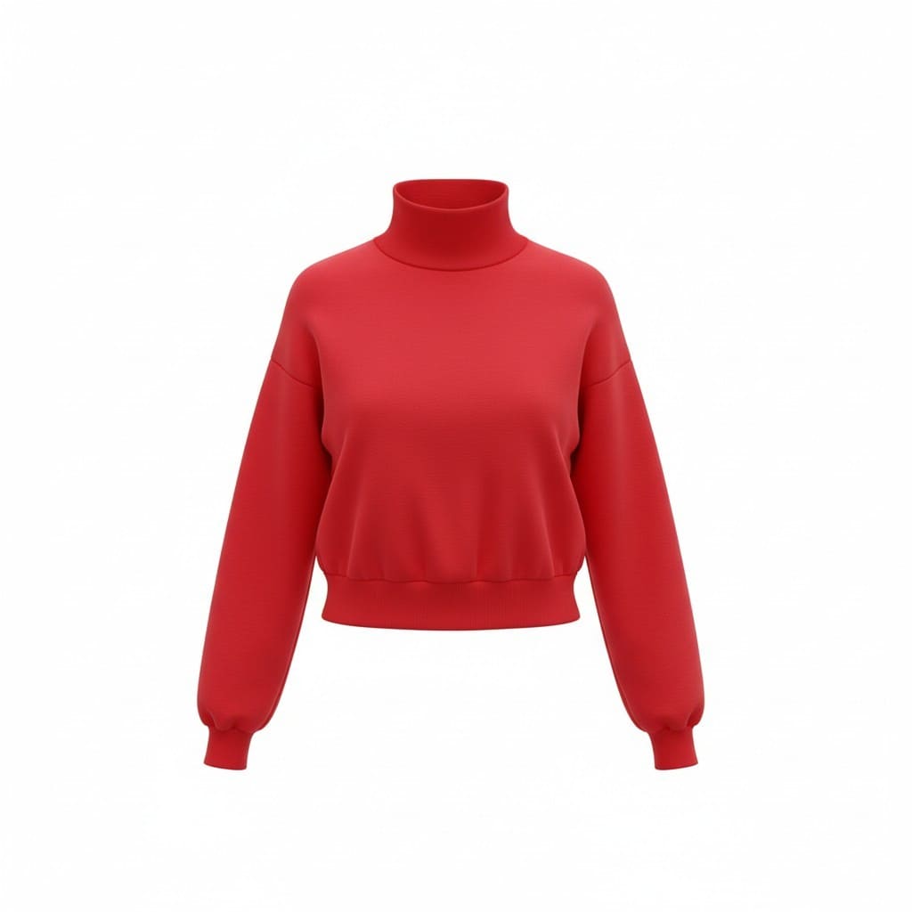 CHANDAIL MANCHES LONGUES ROUGE POLAR SMALL