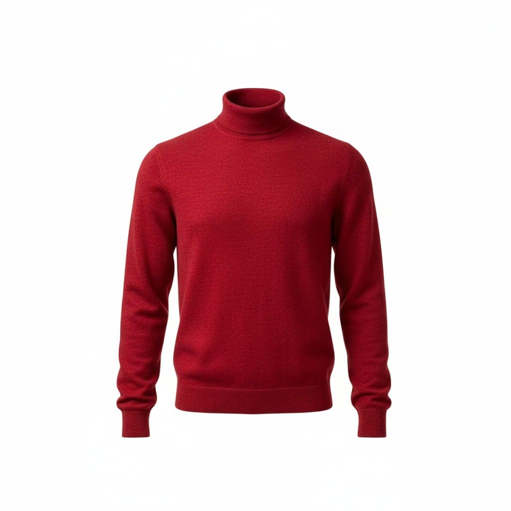 CHANDAIL MANCHES LONGUES ROUGE SIMONS MEDIUM