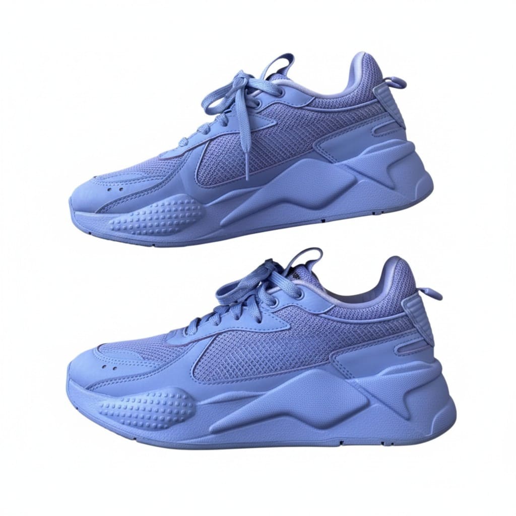 CHAUSSURE BLEU/MAUVE NEUVE PUMA TAILLE 6.5