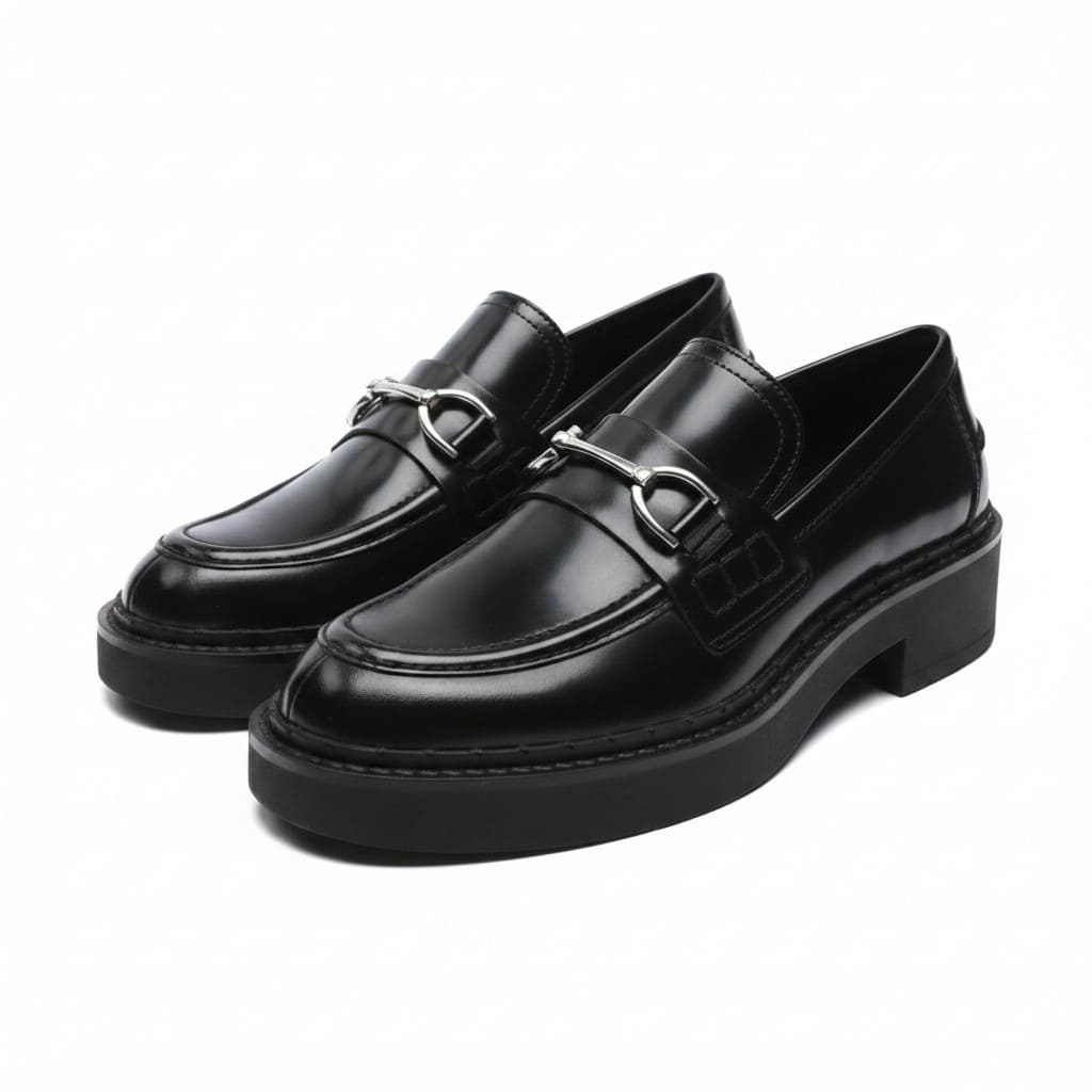 CHAUSSURE LOAFER ZARA NOIR TAILLE 9