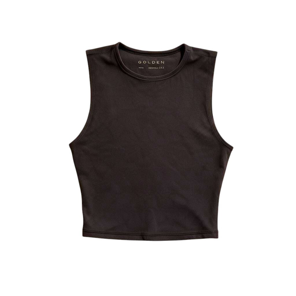 CROP MARRON DE SPORTS ARITZIA GOLDEN 2X-SMALL