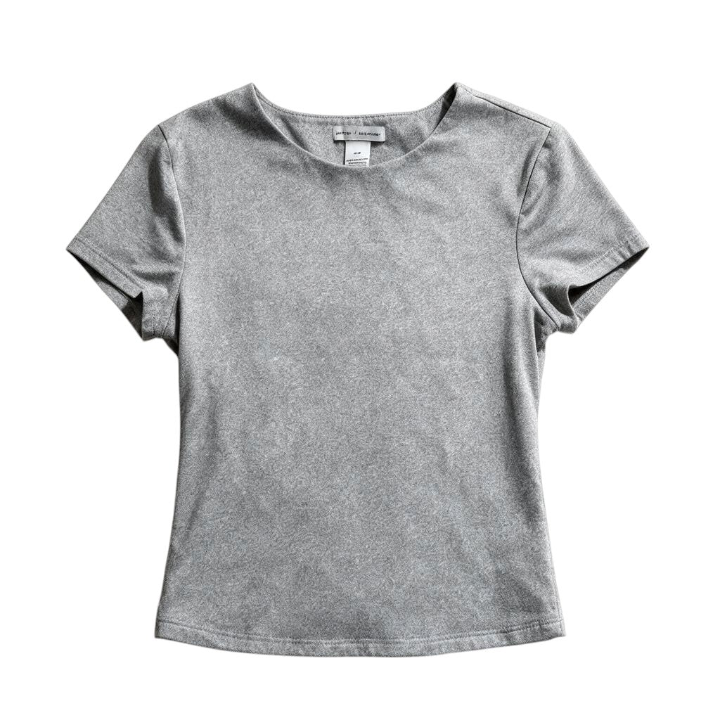 CROP T-SHIRT GRIS SMALL