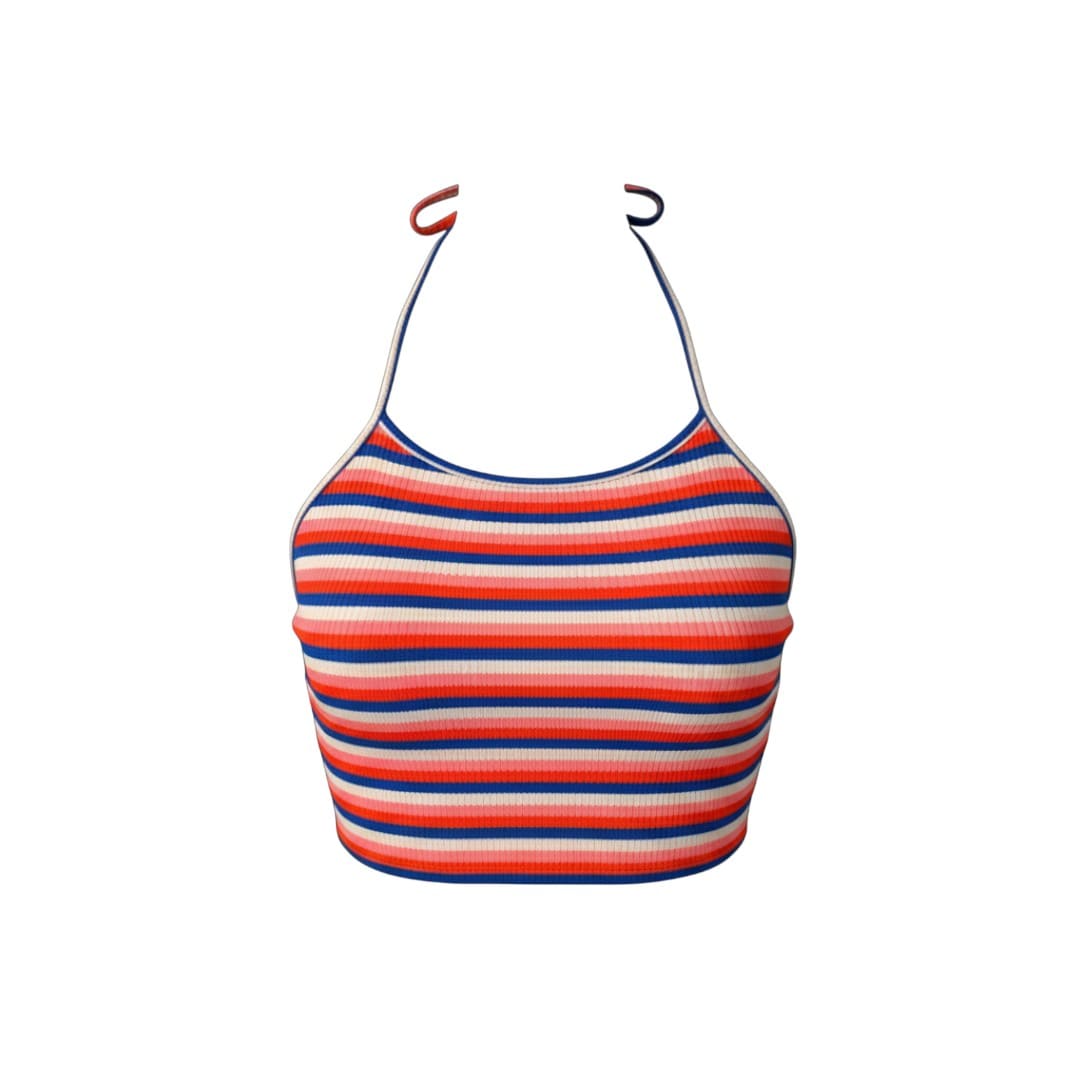 CROP TOP CAMISOLE DOS OUVERT LIGNÉ 4X-LARGE