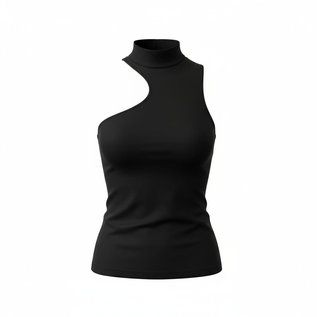 CROP TOP NEUF NOIR ARDENE LARGE