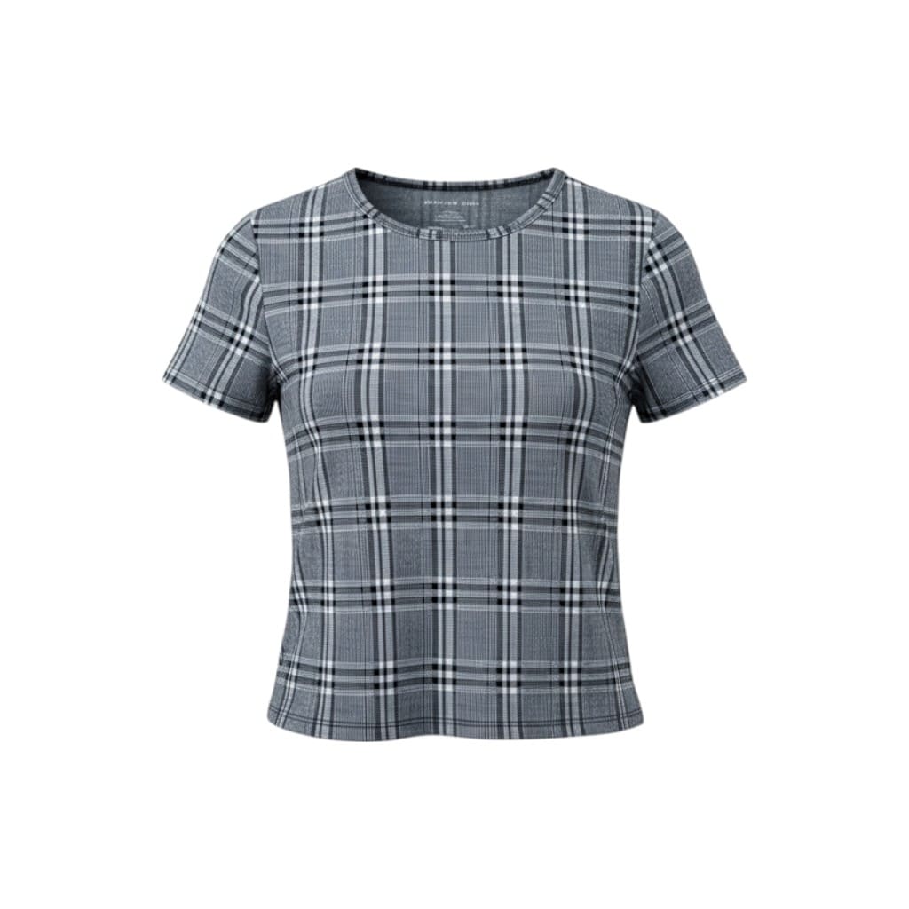 CROP TOP T-SHIRT GRIS CARRAITÉ AMÉRICAN EAGLE SMALL