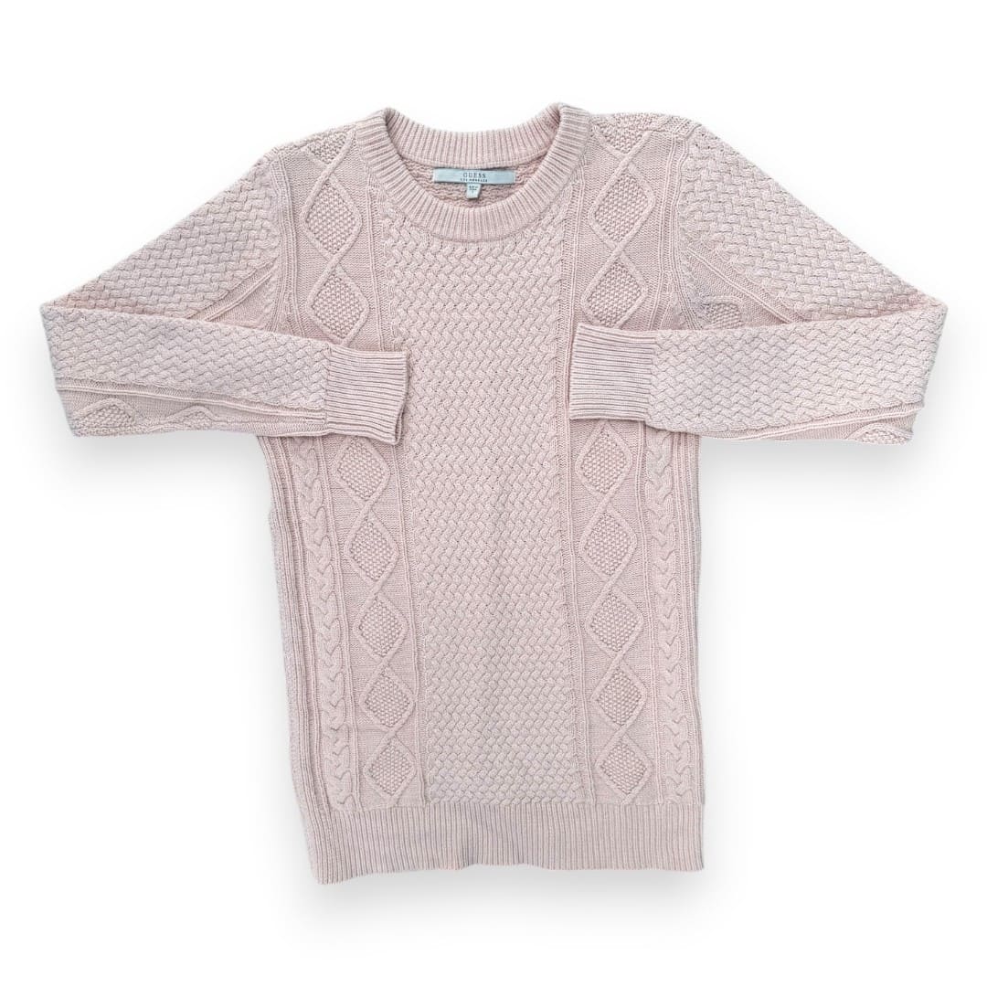 ROBE MANCHES LONGUES ROSE STYLE LAINE GUESS SMALL