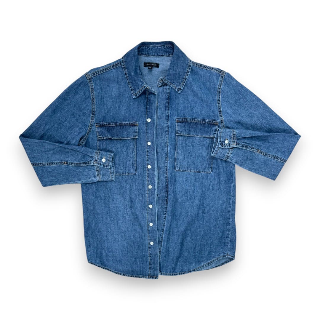 BLOUSE DENIM DYNAMITE X-SMALL