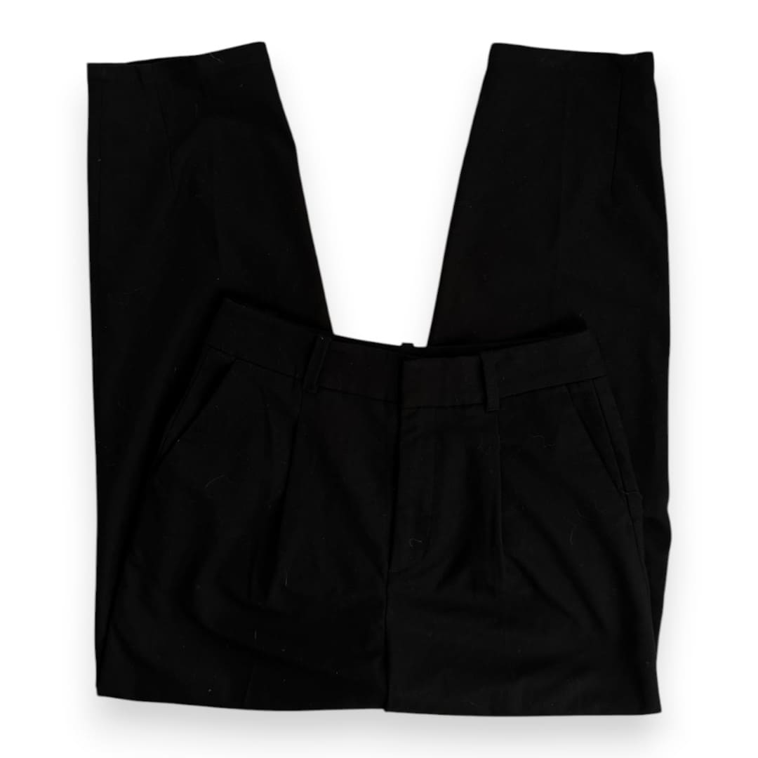 PANTALONS PROPRES TAILLE HAUTE NOIRE SIMONS X-SMALL
