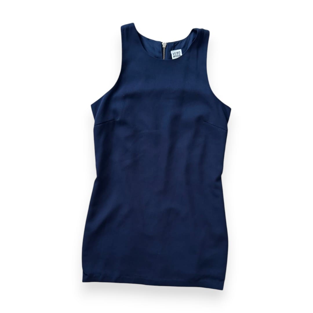 ROBE BLEUE MARIN SANS MANCHES VERO MODA SMALL