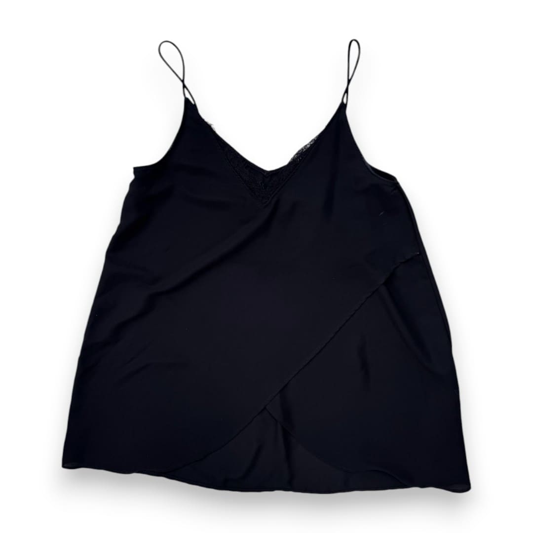CAMISOLE NOIRE AVEC DENTELLE ZARA MEDIUM