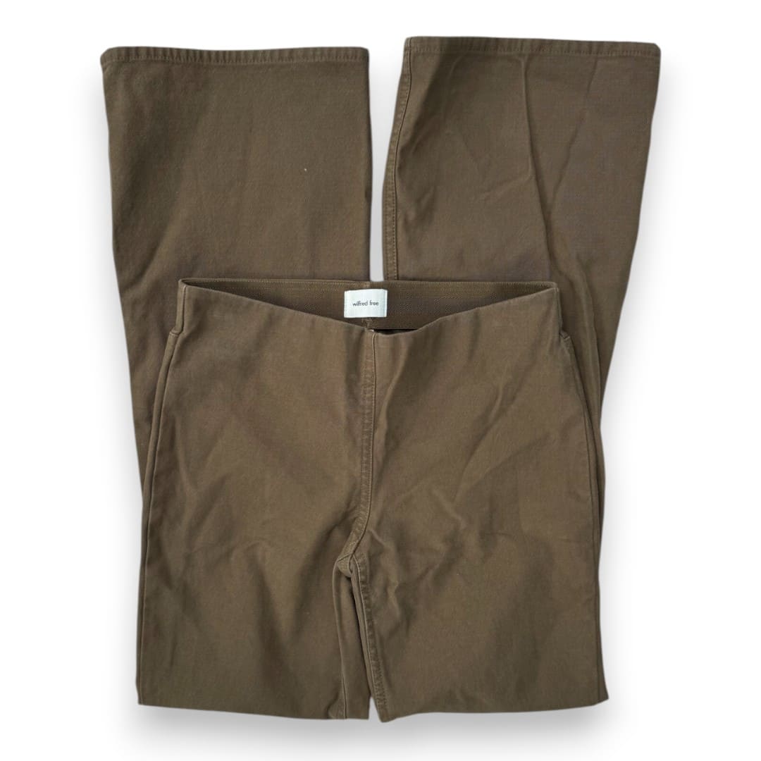PANTALONS CONFORTABLES PATTES ÉVASÉS MARRON WILFRED X-SMALL