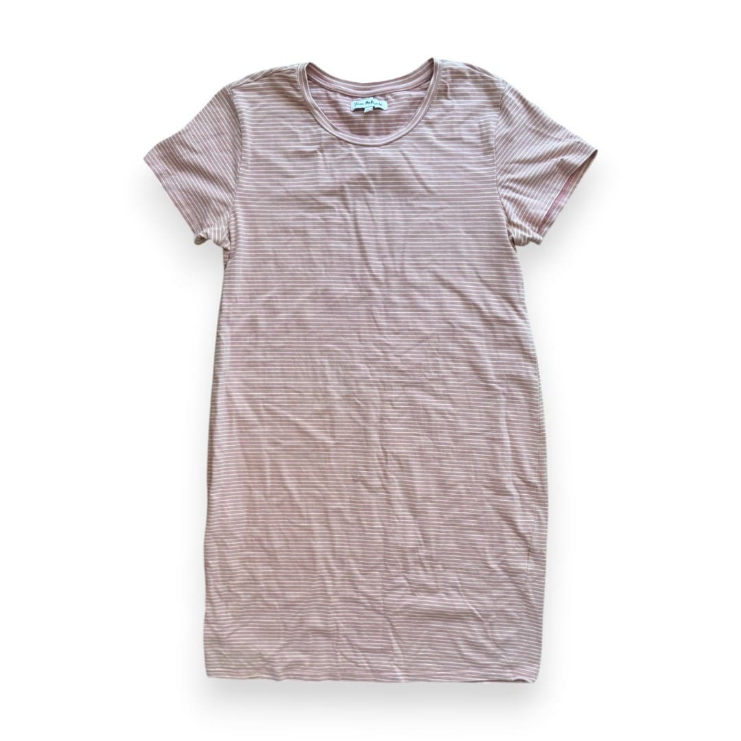 ROBE LIGNÉ BLANC ROSE MATERNITÉ X-LARGE