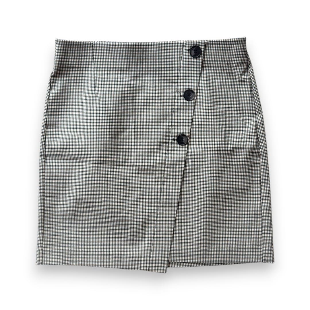 JUPE NEUVE TAILLE HAUTE DYNAMITE AVEC BOUTONS DIAGONALE MEDIUM