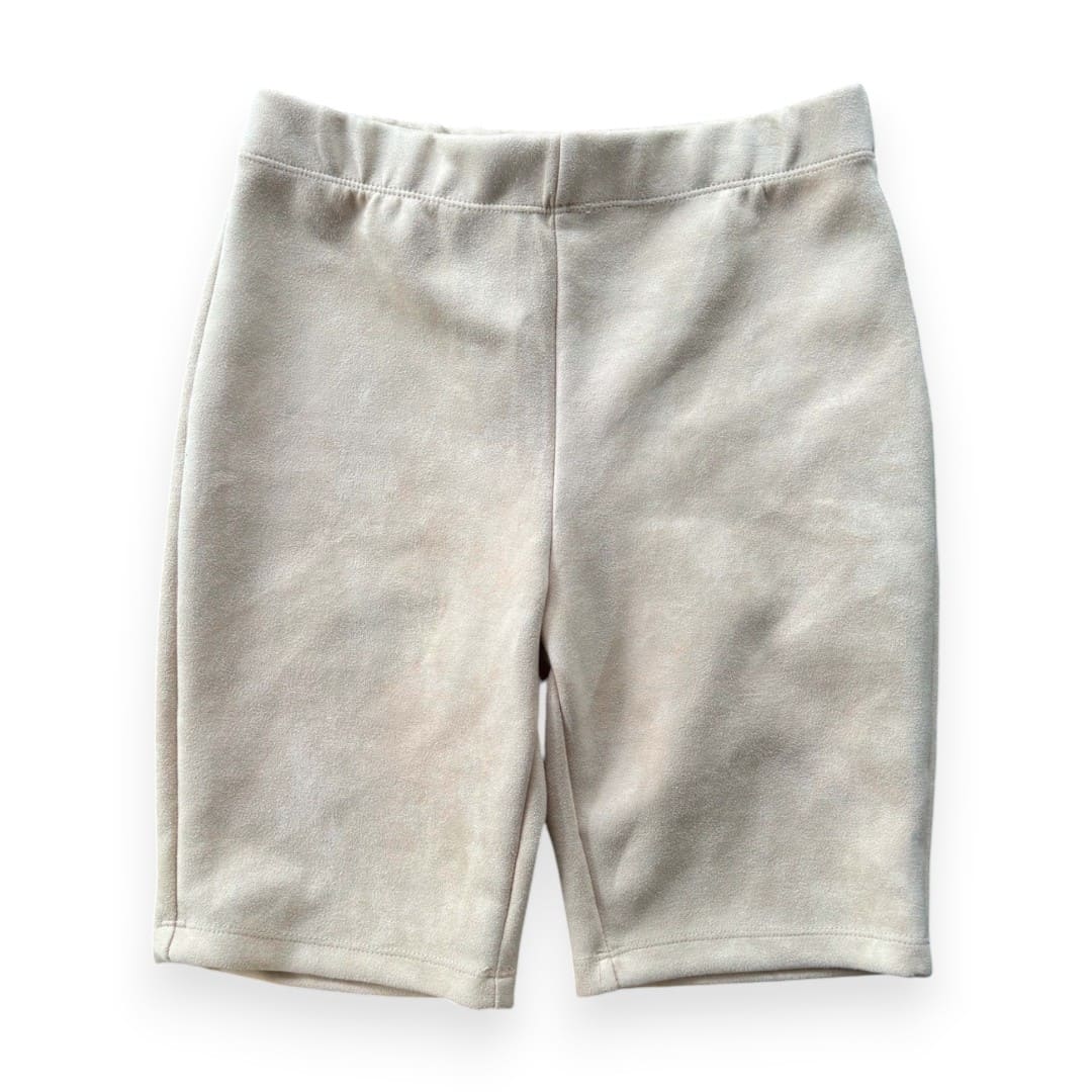 BIKER SHORTS SUÈDE BEIGE SALTY SMALL