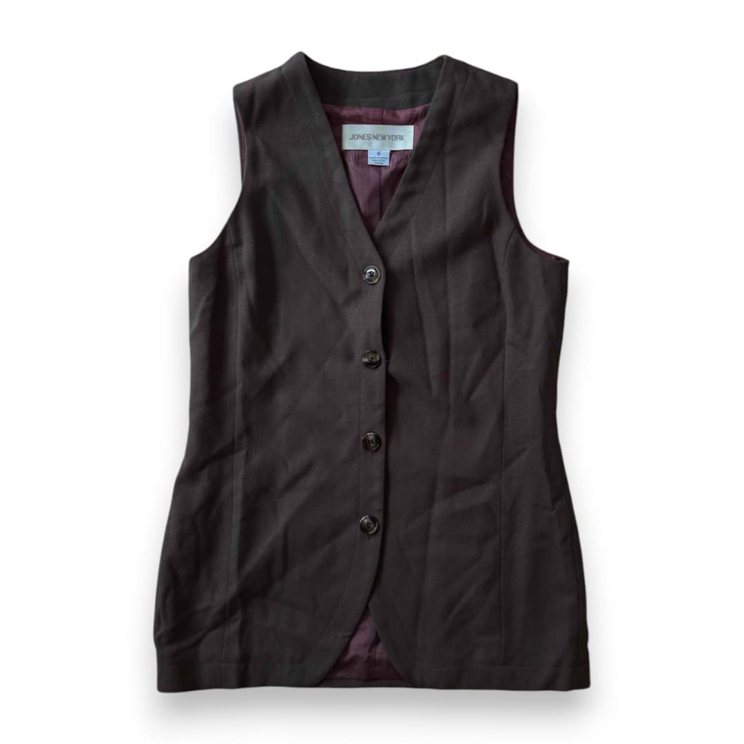 BLAZER GRIS SANS MANCHES JONES NEW YORK SMALL - MEDIUM