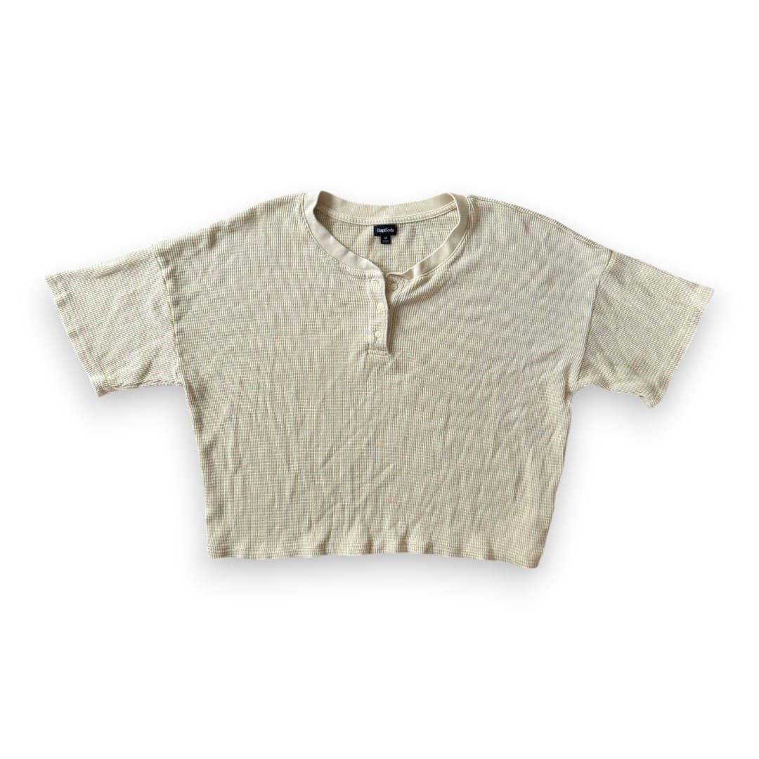 T-SHIRTS BEIGE GAUFRÉ GAP MEDIUM
