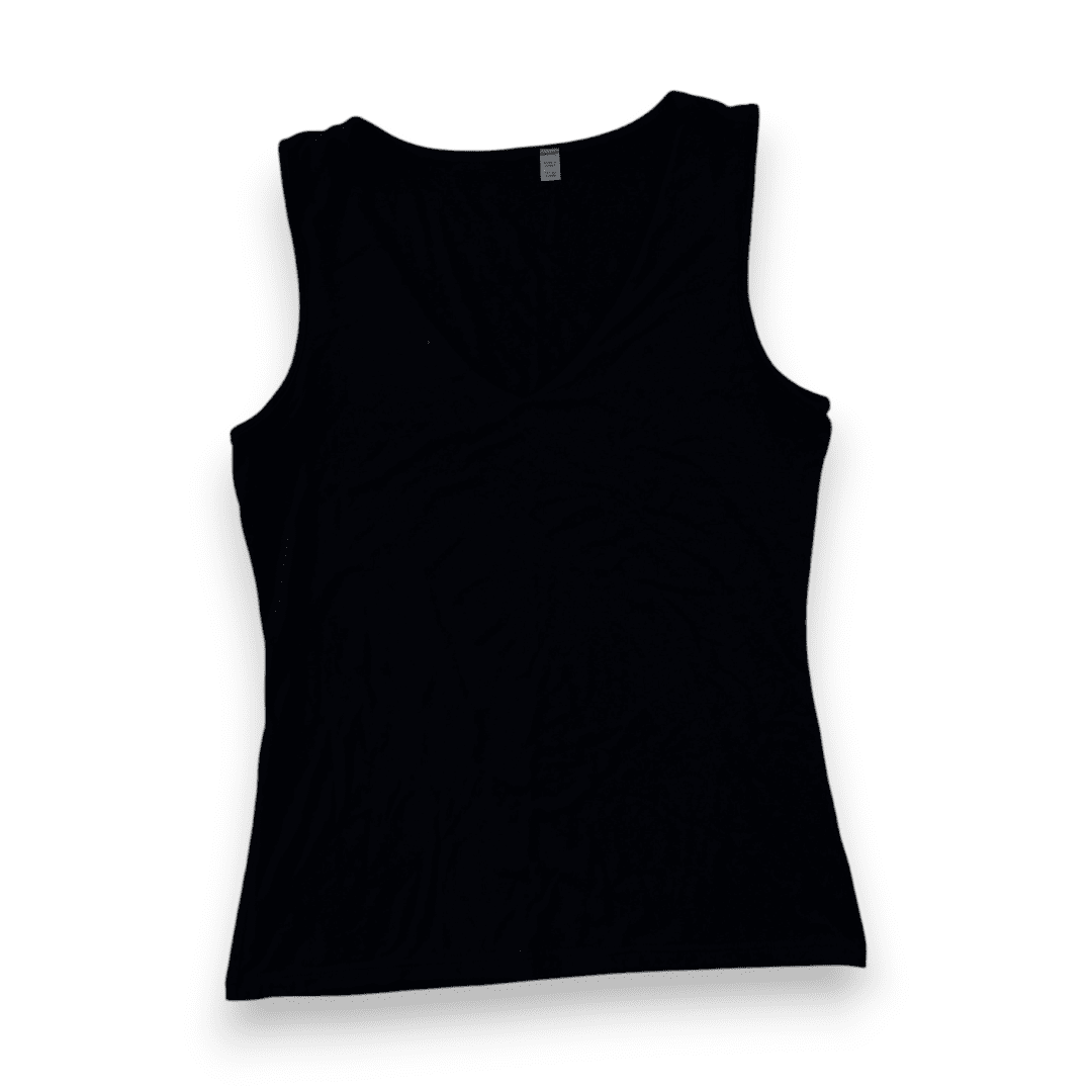 CAMISOLE NOIRE COL V CONFORTABLE LARGE