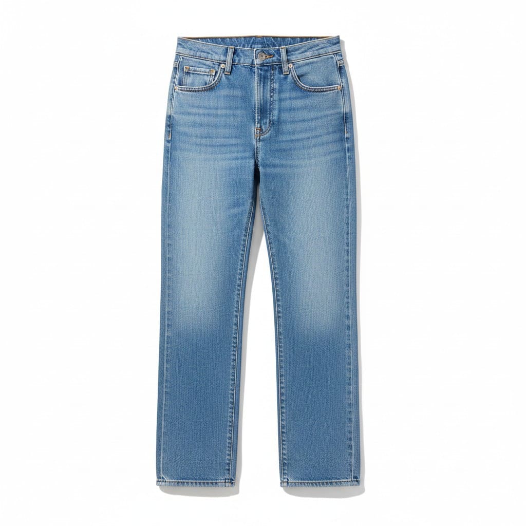 JEANS TAILLE HAUTE PATTES ÉVASÉES DYNAMITE MODELE HEIDI LARGE