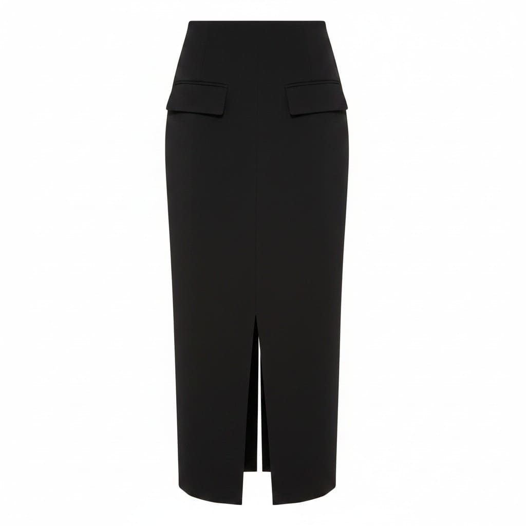 JUPE TAILLE HAUTE NOIR NEUVE ODDMUSE SMALL