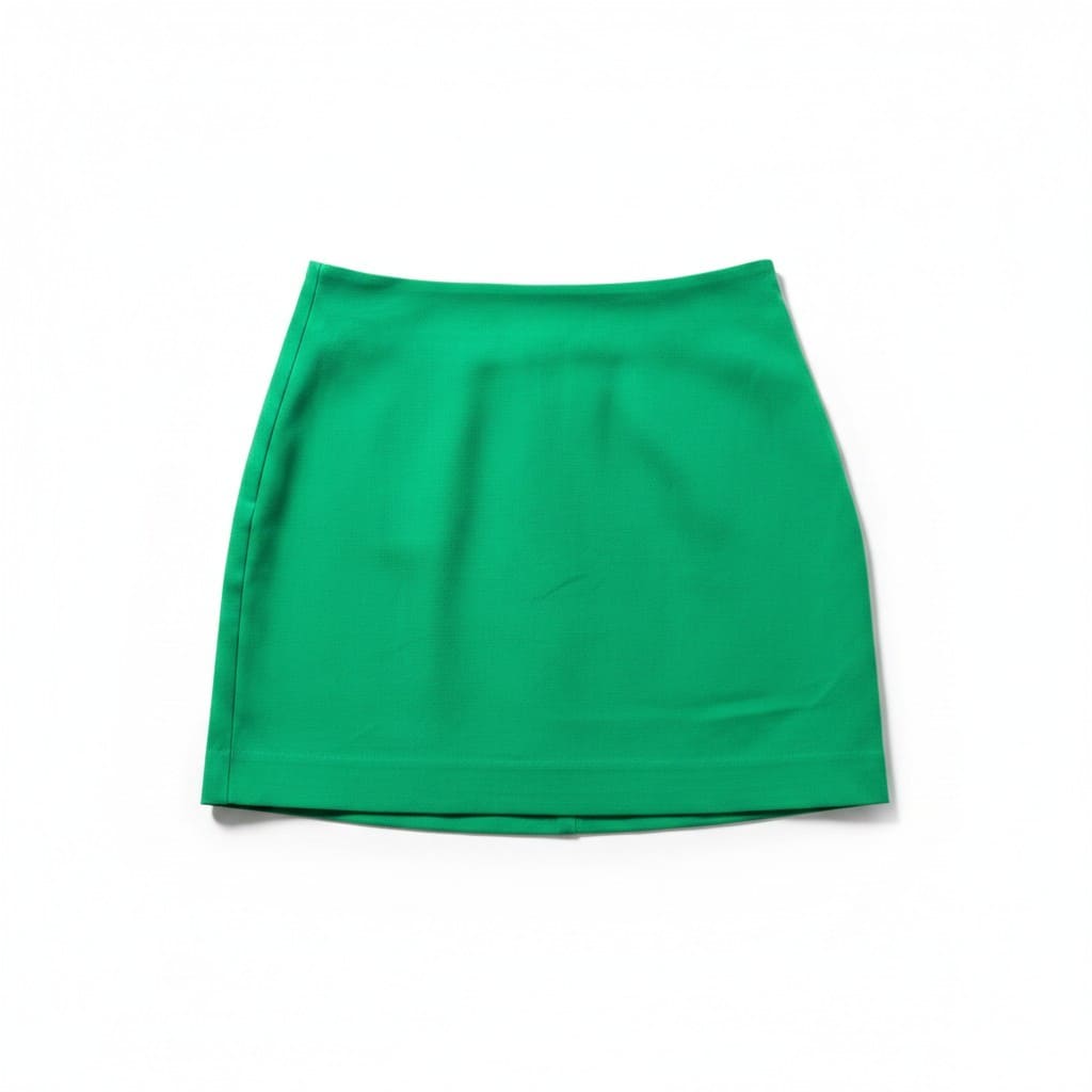 JUPE TAILLE HAUTE VERT RW&CO MEDIUM / LARGE