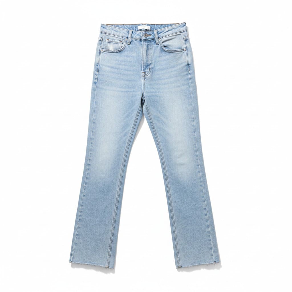 MOM JEANS TAILLE HAUTE PALE YOGA JEANS SMALL - MEDIUM