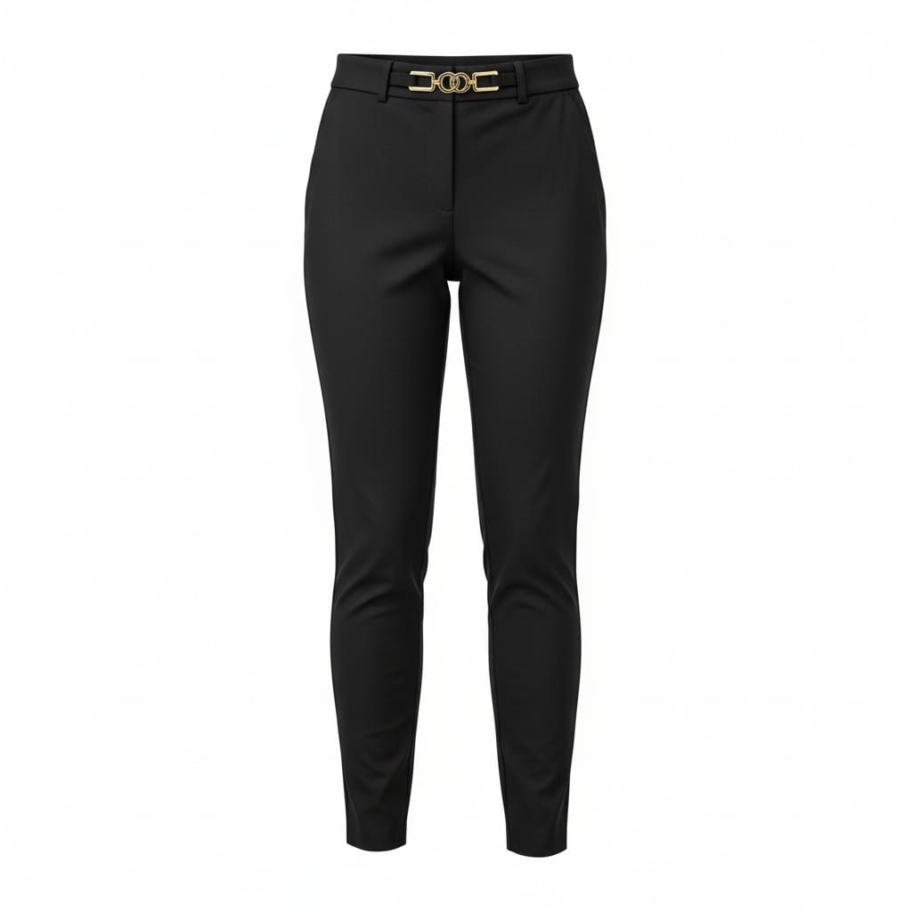 PANTALONS CONFORTABLES LÉGER NOIR SMALL / MEDIUM