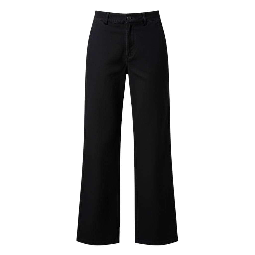 PANTALONS NOIR TAILLE HAUTE WILFRED PATTES ÉVASÉS SMALL