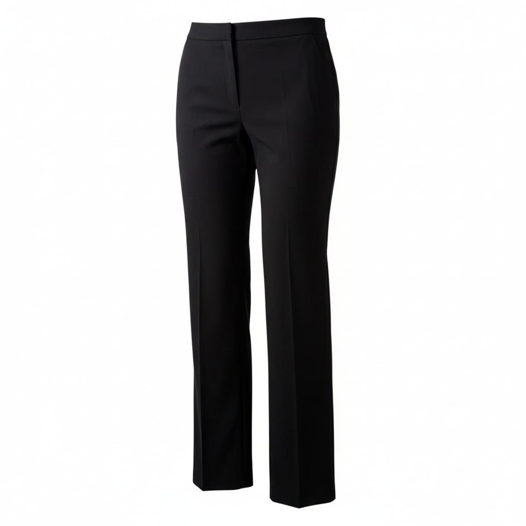 PANTALONS PROPRES NOIR TAILLE HAUTE PATTES ÉVASÉS DYNAMITE X-LARGE