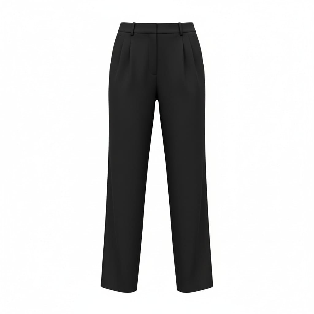 PANTALONS PROPRES TAILLE HAUTE NOIR EFFORTLESS PANTS WILFRED X-LARGE