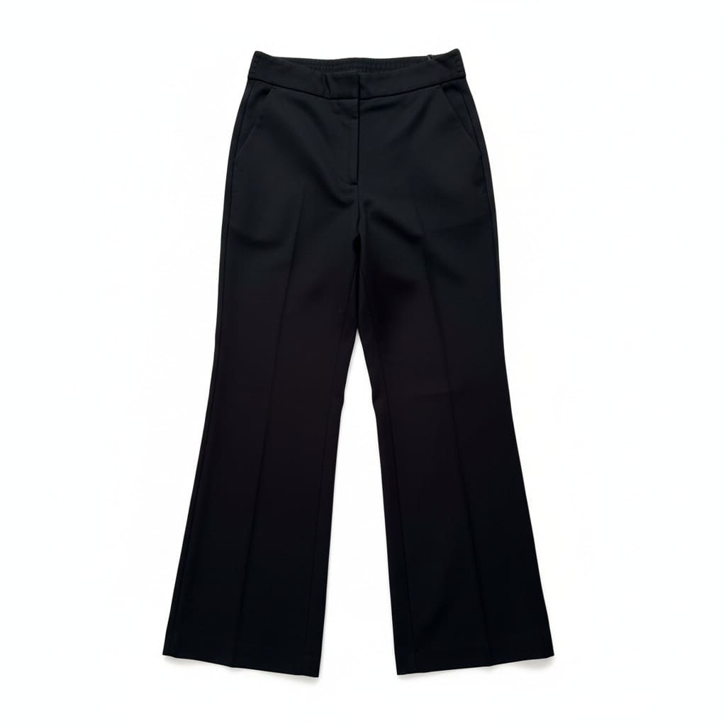 PANTALONS PROPRES TAILLE HAUTE NOIR OAK & IVY X-SMALL