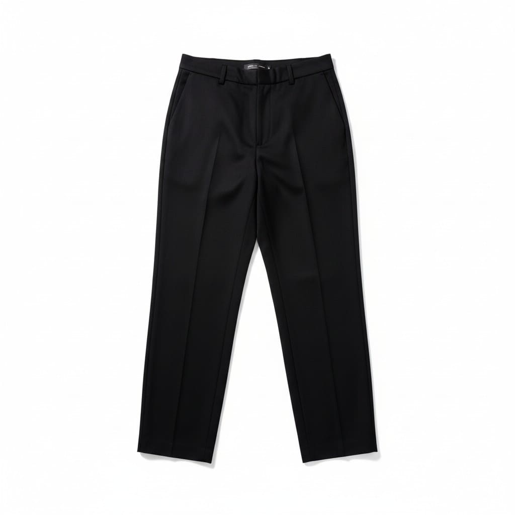 PANTALONS PROPRES TAILLE HAUTE NOIR MODEL L'INTEMPORELLE SMALL