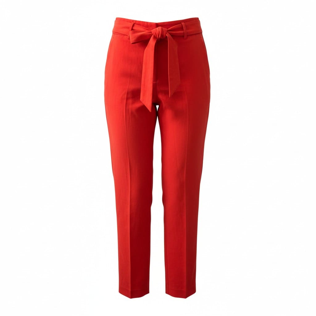 PANTALONS PROPRES TAILLE HAUTE ORANGE DKNY X-LARGE