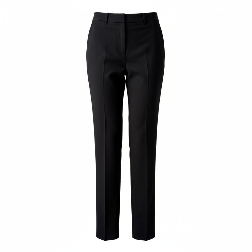 PANTALONS PROPRES TAILLE HAUTE NOIR H&M
