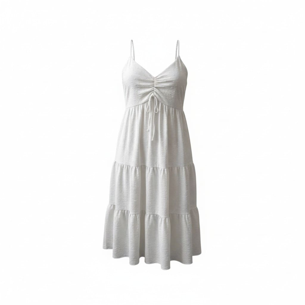 ROBE LONGUE BLANCHE EMMA ET MICHELE LARGE