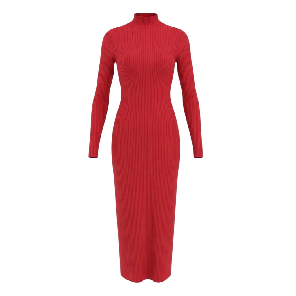 ROBE ROUGE ZARA ET DOS OUVERT SMALL