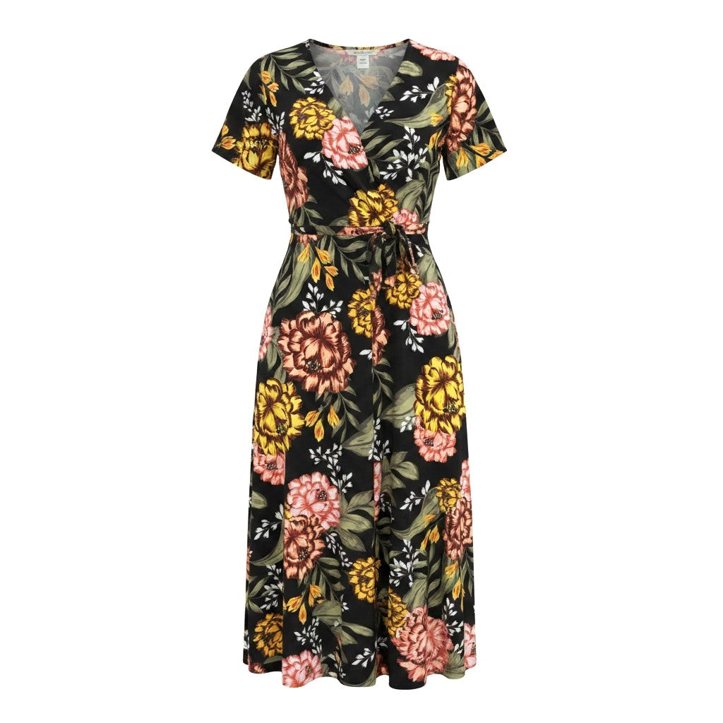 ROBE PAR-DESSUS MAILLOT SIMONS FLORAL SMALL / MEDIUM