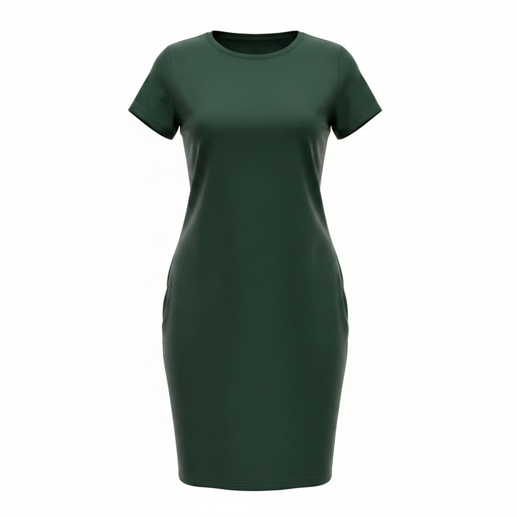 ROBE T-SHIRTS VERT FORÊT SIMONS MEDIUM