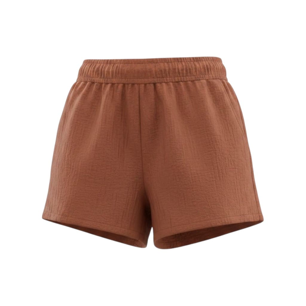SHORTS MARRON STYLE LIN ZARA X-SMALL
